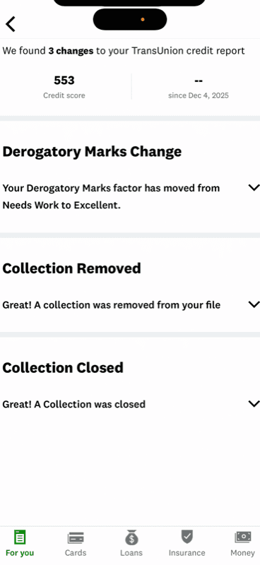Collection removed + closed, one round
